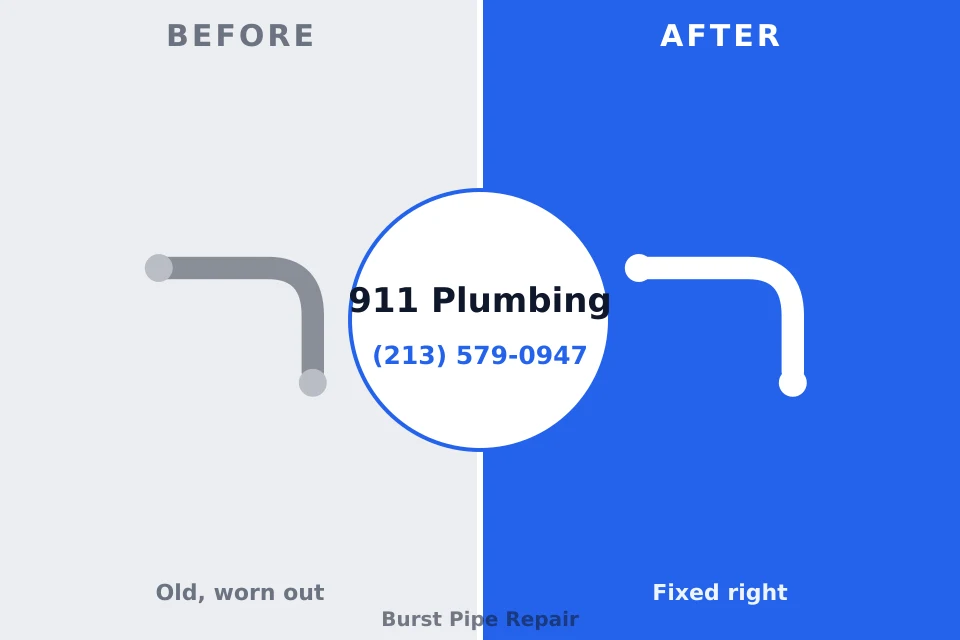 Before and after: plumbing company Parks, AZ